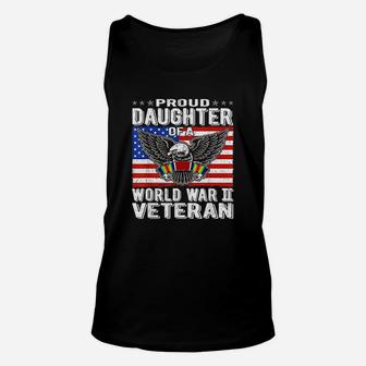 Proud Daughter Of A World Unisex Tank Top | Crazezy AU