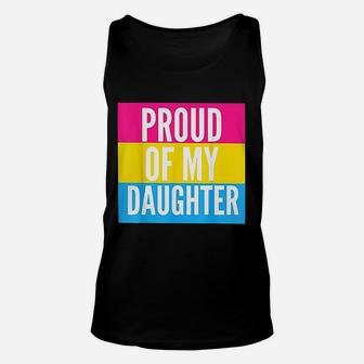 Proud Of My Daughter Proud Mom Or Dad Unisex Tank Top - Thegiftio UK