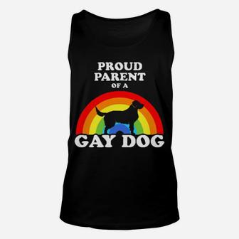 Proud Parent Gay Dog Unisex Tank Top - Monsterry