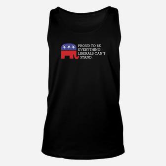 Proud To Be Everything Cant Stand Unisex Tank Top - Monsterry