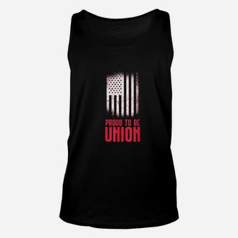 Proud To Be Union Skilled Labor Worker Labor Day Gift Unisex Tank Top - Thegiftio UK