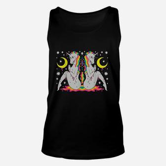 Psychedelic Abstract Art Hippie Unisex Tank Top | Crazezy AU