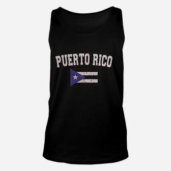 Puerto Rico Flag Unisex Tank Top | Crazezy