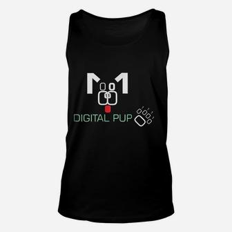 Puppy Gaymer Digital Pup Unisex Tank Top | Crazezy