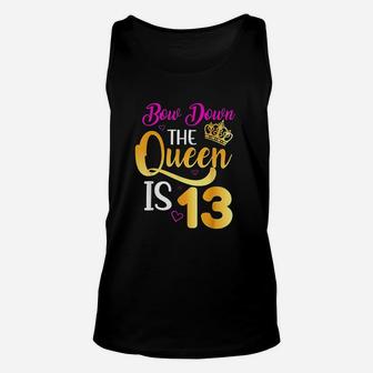 Queen 13Th Birthday 13 Years Official Teenager Birthday Unisex Tank Top | Crazezy