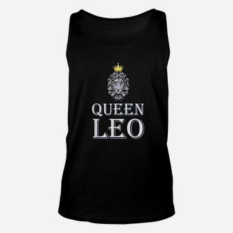 Queen Leo Unisex Tank Top | Crazezy