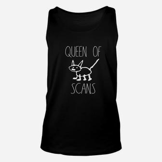 Queen Of Cat Scan Unisex Tank Top | Crazezy