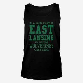 Quiet Night In East Lansing T-shirts Unisex Tank Top - Thegiftio UK