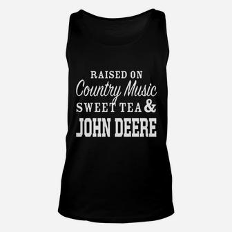 Raised On Country Music Unisex Tank Top | Crazezy CA