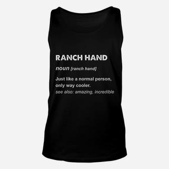 Ranch Hand Definition Unisex Tank Top | Crazezy