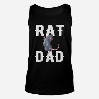 Rat Dad Rat Owner Funny Pet Father Rat Daddy Unisex Tank Top | Crazezy