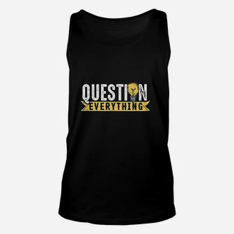 Rational Mind Question Conspiracy Theorist Everything Gift Unisex Tank Top | Crazezy