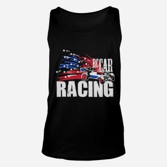 Rc Car Racing For An American Rc Car Racer Unisex Tank Top - Monsterry