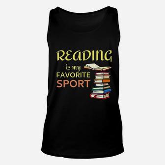 Reading Is My Favorite Sport Unisex Tank Top | Crazezy DE