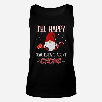 Real Estate Agent Christmas Gnome Costume Matching Family Unisex Tank Top | Crazezy DE