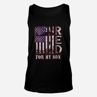 Red Friday For My Son Us Flag Army Unisex Tank Top | Crazezy DE