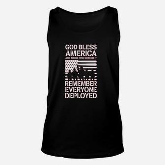 Red Friday Military Remember Everyone Deployed Unisex Tank Top | Crazezy DE
