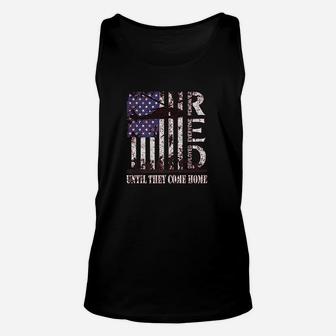 Red Friday Military Support Our Troops Us Flag Army Unisex Tank Top | Crazezy AU