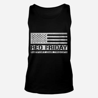 Red Friday Military Veteran Shirt, Support Our Troops Shirts Unisex Tank Top | Crazezy