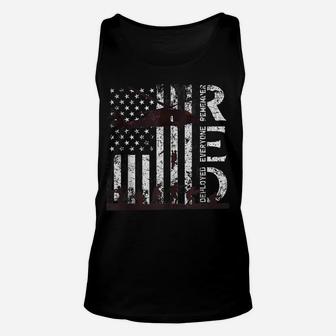 Red Friday Remember Everyone Deployed Us Flag Army Veterans Unisex Tank Top | Crazezy