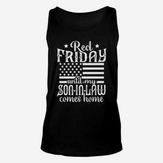 Red Friday Support Military Family Son In Law Gift Unisex Tank Top | Crazezy DE