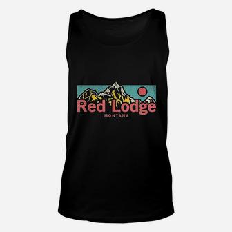 Red Lodge Montana Unisex Tank Top | Crazezy