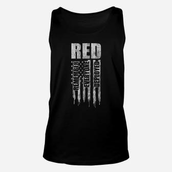 Red - Remember Everyone Deployed Us Army Soldier Tee Unisex Tank Top | Crazezy