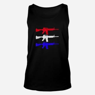 Red White N Blue Unisex Tank Top | Crazezy UK