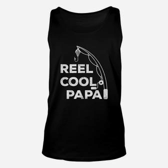 Reel Cool Papa Fishing Dad Fathers Day Gift Unisex Tank Top | Crazezy AU