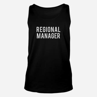 Regional Manager For Office Supervisors Organizers Unisex Tank Top | Crazezy UK