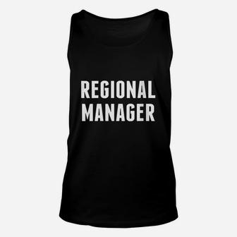 Regional Manager Office Unisex Tank Top | Crazezy