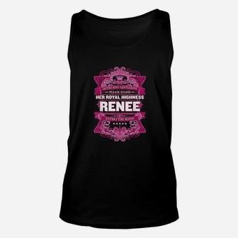 Renee First Name Unisex Tank Top | Crazezy CA