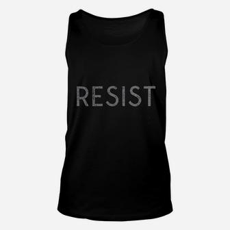 Resist Relaxed Unisex Tank Top | Crazezy AU