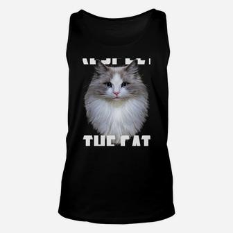 Respect The Cat Feline Lovers Kitten Adorable Kitty Novelty Unisex Tank Top | Crazezy