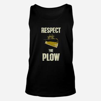 Respect The Plow Unisex Tank Top | Crazezy CA
