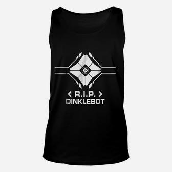 Rest In Peace Dinklebot Ghost Unisex Tank Top | Crazezy