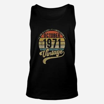 Reto Vintage 49Th Birthday Unisex Tank Top | Crazezy AU
