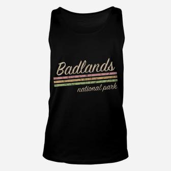 Retro Badlands National Park Sweatshirt Unisex Tank Top | Crazezy UK