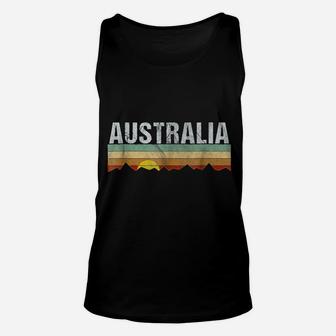 Retro Vintage Australia Tee Shirt Unisex Tank Top | Crazezy