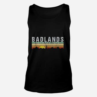 Retro Vintage Badlands National Park Unisex Tank Top | Crazezy DE