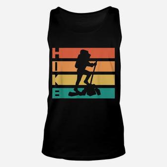Retro Vintage Hiking Gift For Hikers Unisex Tank Top | Crazezy CA