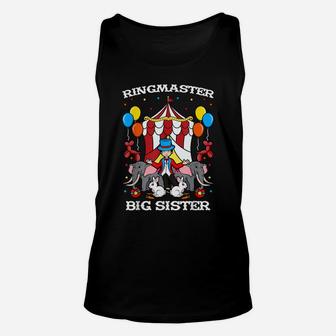 Ringmaster Big Sister Circus Event Staff Ringleader Big Sis Unisex Tank Top | Crazezy