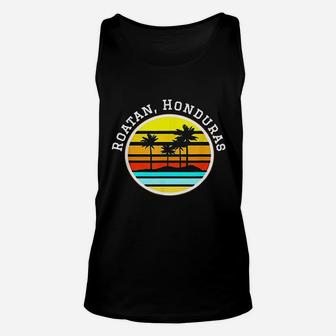 Roatan Honduras Vacation Unisex Tank Top - Thegiftio
