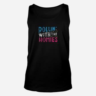Rolling With The Homies Unisex Tank Top | Crazezy