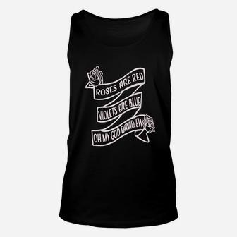 Roses Are Red Violets Are Blue Flowers Unisex Tank Top | Crazezy