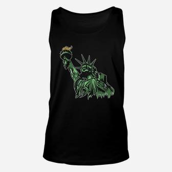 Rotting Statue Of Liberty Unisex Tank Top | Crazezy