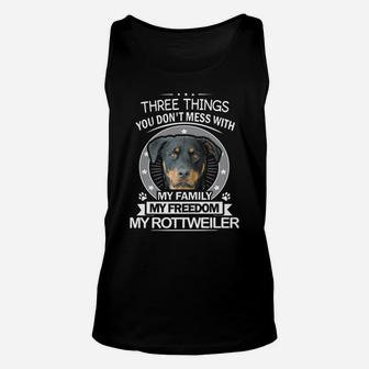 Rottweiler Thanksgiving Christmas Gifts Unisex Tank Top | Crazezy