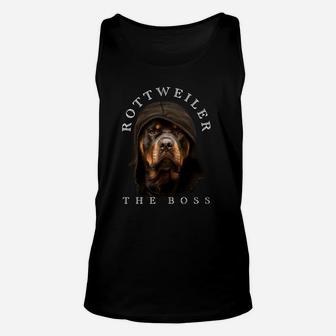 Rottweiler The Boss Shirts Unisex Tank Top - Thegiftio