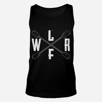 Rowing Crew Crossed Oars Rowers Team Crew Coach Scull Unisex Tank Top | Crazezy AU