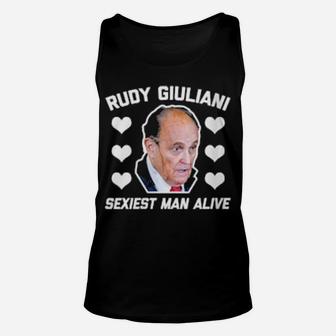 Rudy Giuliani Man Alive Political Unisex Tank Top - Monsterry